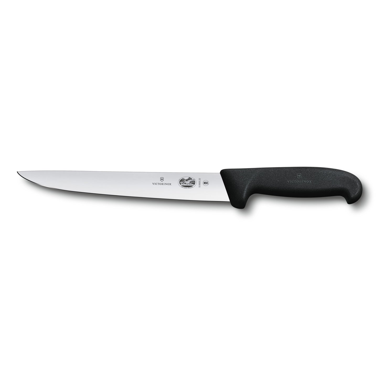 Victorinox Steekmes 22cm – Recht Lemmet – Slagersmes voor Professioneel Gebruik