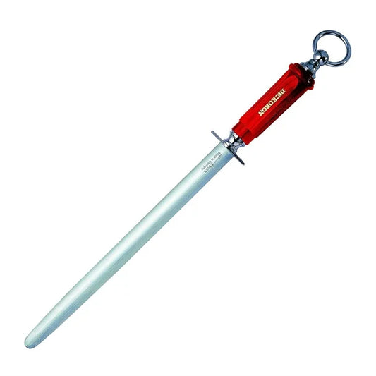 Dick Dickoron ovale slijpstaaf aanzetstaal 30,5cm ROOD