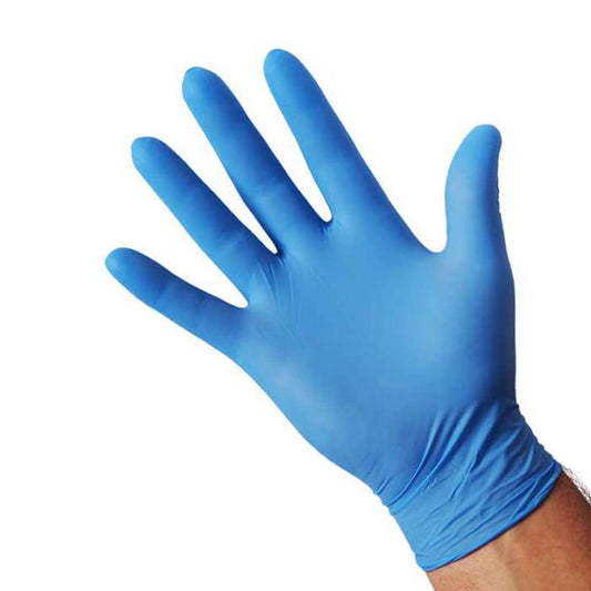 Blauwe Nitril Wegwerphandschoenen
 - poedervrij & latexvrij